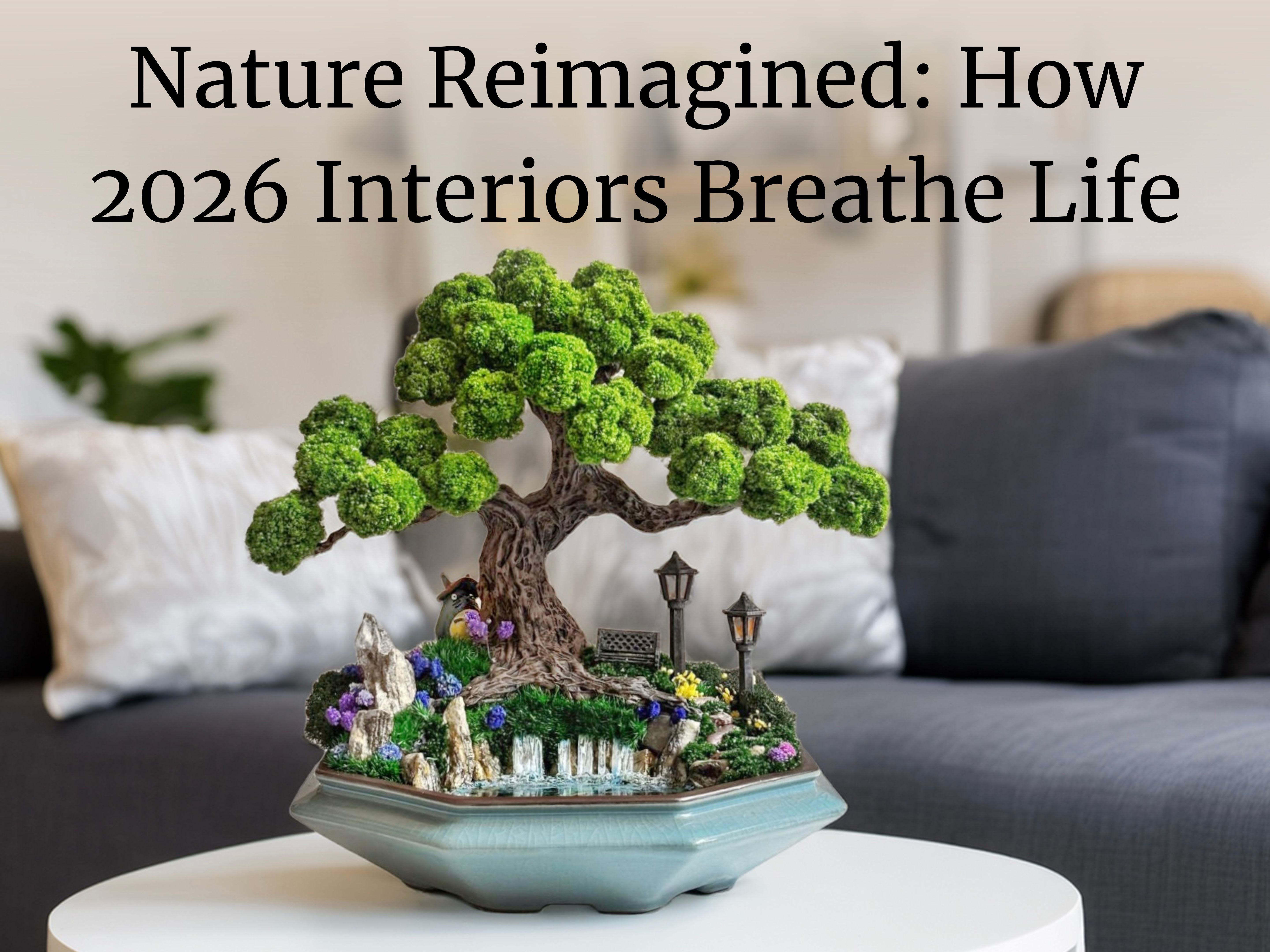 Nature Reimagined: How 2025 Interiors Breathe Life
