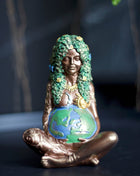 Earth Mother Goddess Statue – Handcrafted Resin Figurine - MagicGardens
