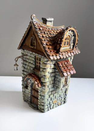 Handcrafted Cottage Figurine for Moss Terrariums