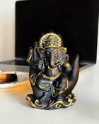Handcrafted Lord Ganesha Statue in Protective Palm - MagicGardens
