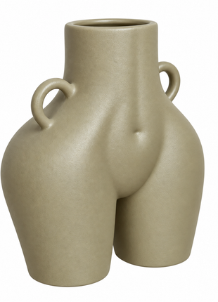 Nude Woman Butt Ceramic Vase