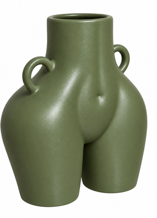 Nude Woman Butt Ceramic Vase