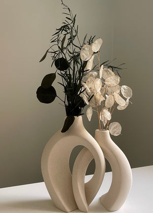 Modern Abstract Ceramic Vases Set