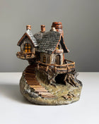 Rustic Grey-Roof Stone Cottage – Miniature House for Terrariums & Fairy Gardens - MagicGardens