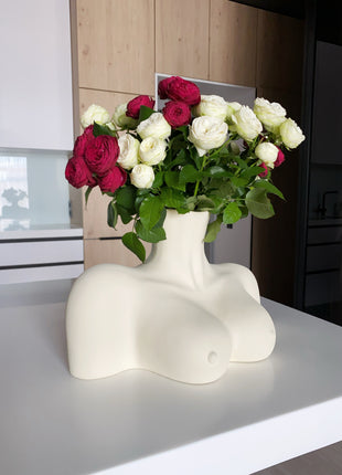 Milk Female Form Breasts Ceramic Vase
