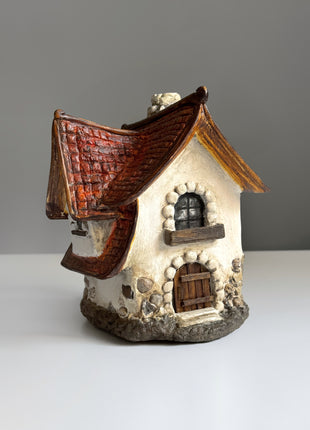 Rustic Stone Cottage – Miniature House for Terrariums & Fairy Gardens