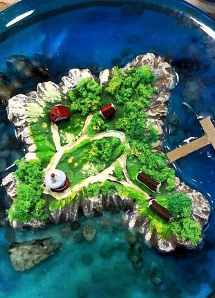 Perfect Handmade glass  terrarium "Snake Island is Ukraine"