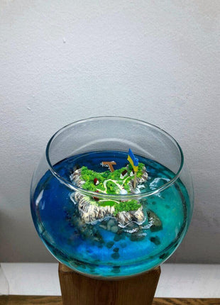 Perfect Handmade terrarium "Snake Island is Ukraine"