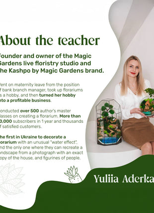 terrarium course information online intensive florarium and moss terrarium workshop