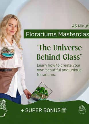 florarium masterclass online training create your own glass terrarium at home