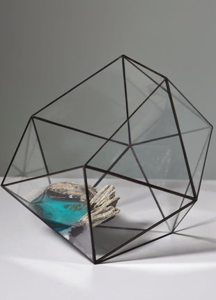 Stones & Glass Planter Set, Plant accessories