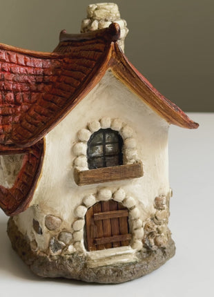 Rustic Stone Cottage – Miniature House for Terrariums & Fairy Gardens